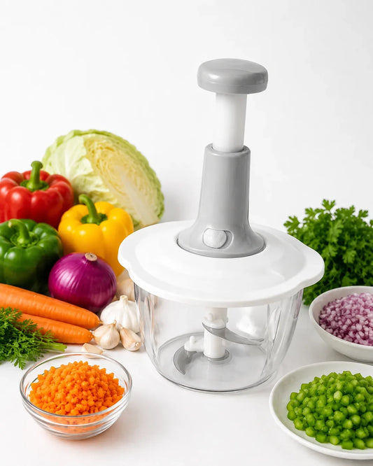 2L Manual Push Chopper & Food Processor