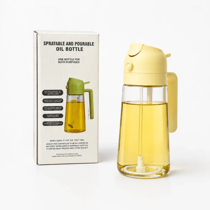 2-in-1 Spray & Pour Oil Dispenser Bottle