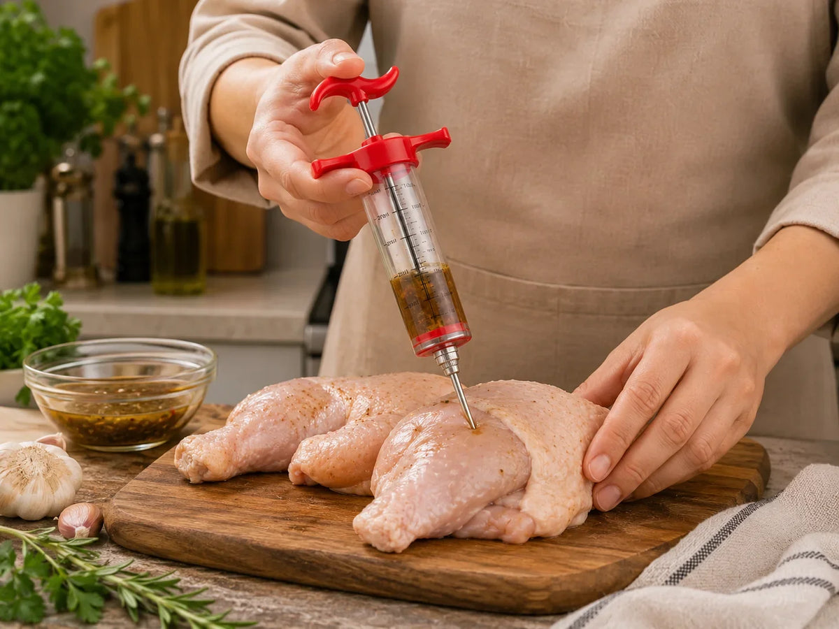 Premium Marinade Injector Syringe (30ml)