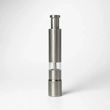Premium Stainless Steel Push Button Salt &amp; Pepper Grinder