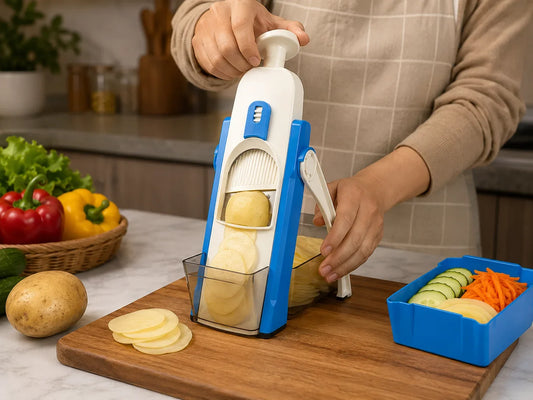 Multi-Function Adjustable Mandoline Vegetable Slicer