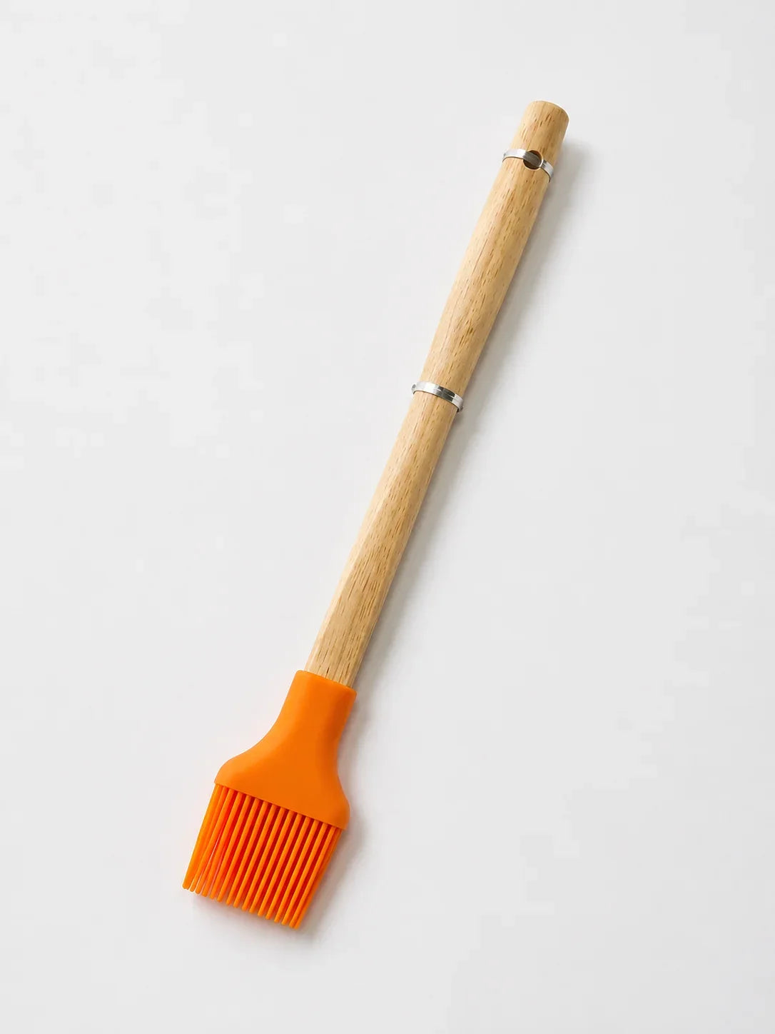 Premium Silicone Basting Brush with Wooden Handle