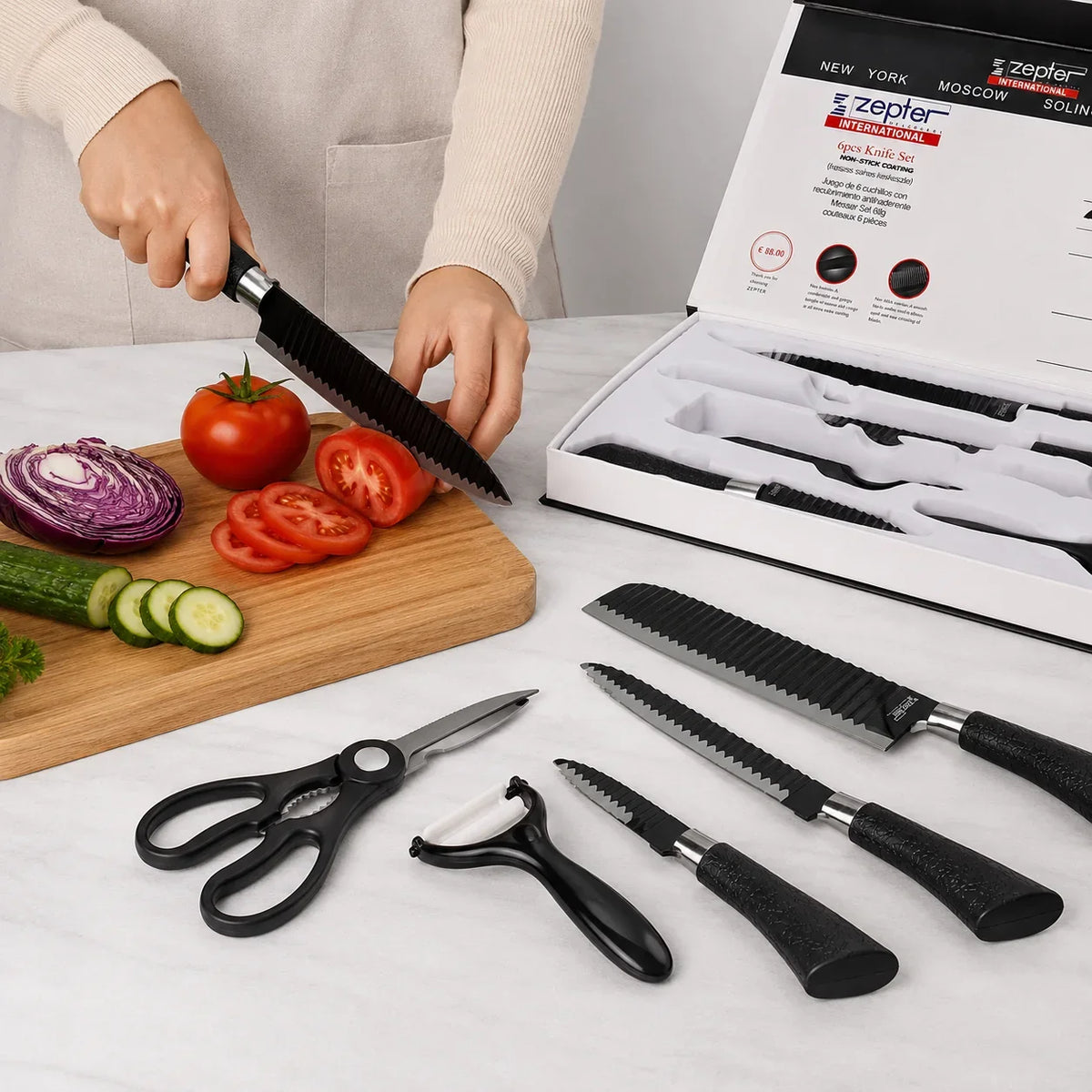 Zepter 6-Piece Kitchen Knife Set