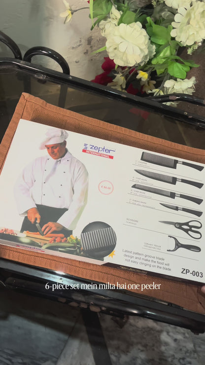 Zepter 6-Piece Kitchen Knife Set